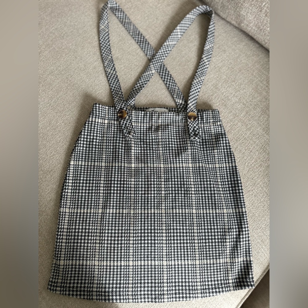 Hollister Women’s Mini Skirt with Suspenders